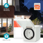 Nedis SmartLife Smart Plug | IP44 | Efektmåler | 3680 W | Jordet kontakt | -25 - 55 °C | Android™ / IOS | Grå / Hvit | 1 stk Nedis SmartLife Smart Plug | IP44 | Efektmåler | 3680 W | Jordet kontakt | -25 - 55 °C | Android™ / IOS | Grå / Hvit | 1 stk