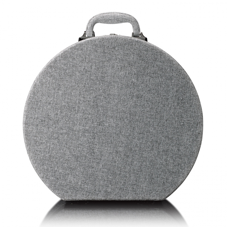 Lenco Retro platespiller i tre med innebygde høyttalere, Bluetooth® og AT3600L-kassett Grå