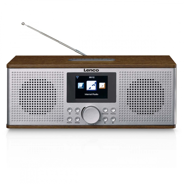 Lenco Smart Internett-radio, med DAB+ / FM og Bluetooth® Wood Lenco Smart Internett-radio, med DAB+ / FM og Bluetooth® Wood