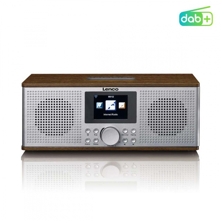 Lenco Smart Internett-radio, med DAB+ / FM og Bluetooth® Wood Lenco Smart Internett-radio, med DAB+ / FM og Bluetooth® Wood
