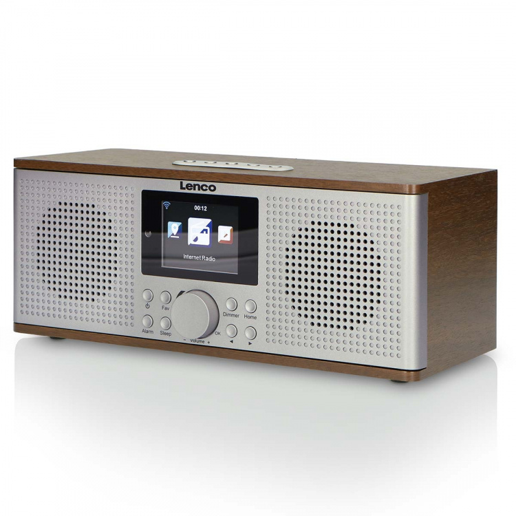 Lenco Smart Internett-radio, med DAB+ / FM og Bluetooth® Wood Lenco Smart Internett-radio, med DAB+ / FM og Bluetooth® Wood
