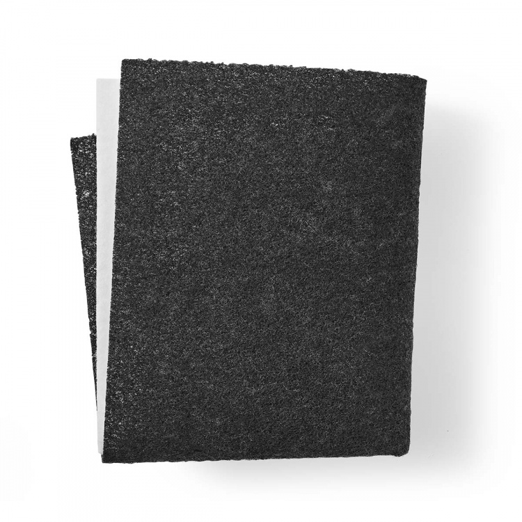Nedis Universal ventilatoren Filtersett | Carbon Filter | 57 x 47 cm | Indikator for utskifting | Skjærbar | 2 stk