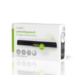 Nedis lamine~~POS=TRUNC Film | 54x86mm | Tykkelse: 125 µm | Pakker per: 100 stk. | PET | Gjennomsiktig