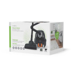 Nedis Støvsuger med pose | Med Bag | 700 W | Støvkapasitet: 2.0 l | Kombi Pensel | aksjonsradius: 7.50 m | Hepa 12 | Oransje / Sort