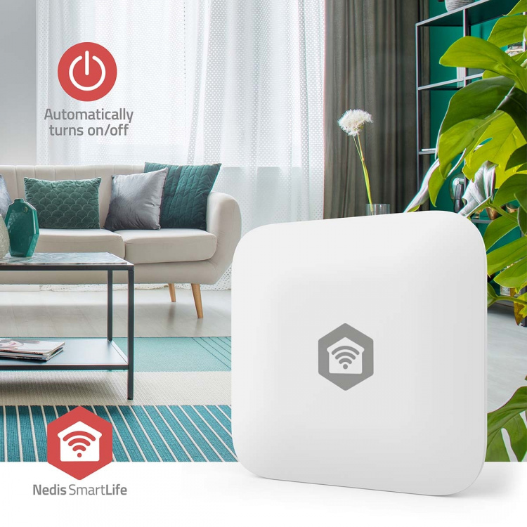 Nedis SmartLife Klimasensor | Zigbee 3.0 | Batteri drevet | Android™ / IOS | Hvit