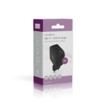 Nedis vegg lader | 70 W | GaN | PD3.0 | Hurtigladefunksjon | 1.5 / 2.25 A / 2.5 / 3.0 / 3.5 A | Antall utganger: 3 | USB-A / 2x USB-C™ | Automatisk Spenning Utvalg | Sort
