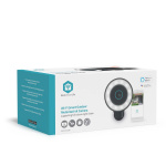 Nedis SmartLife Utendørs kamera | Søkelys | 4K / 3840x2160 | IP65 | Cloud Storage (valgfritt) / microSD (ikke inkludert) / Onvif | 5 V DC | Med bevegelses sensor | Nattsyn | Sort