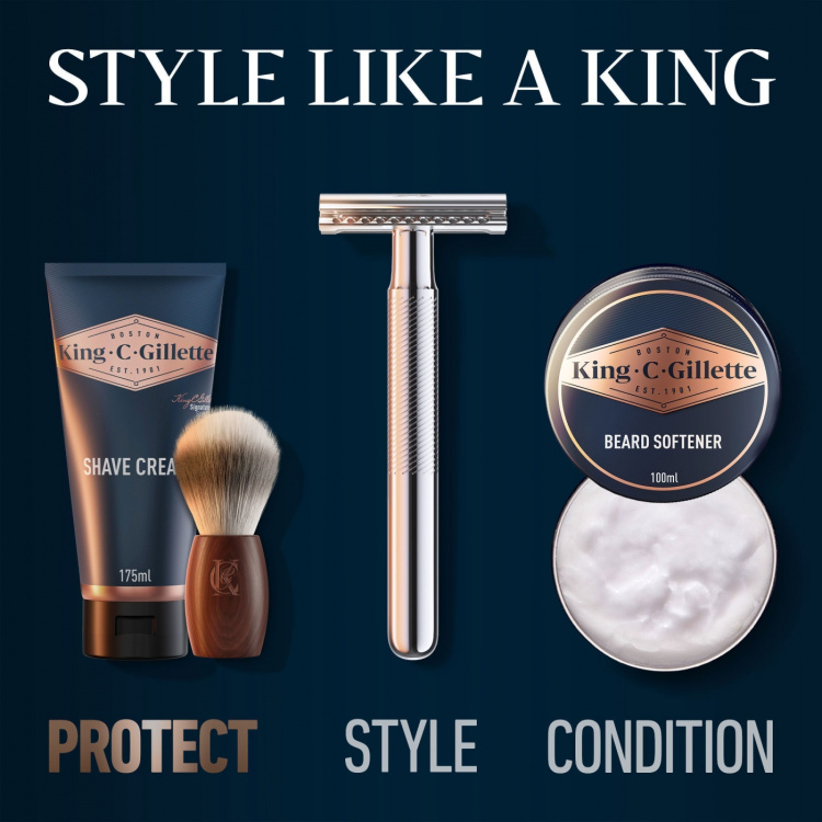 King C. Gillette Shaving Brush - Rakborste med trähandtag King C. Gillette Shaving Brush - Rakborste med trähandtag