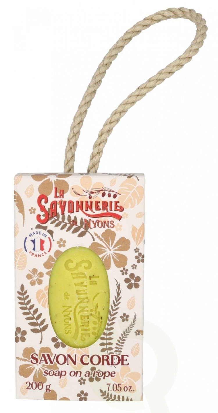 La Savonnerie De Nyons Exfoliating Rope Soap 220 g Verbena Leaves