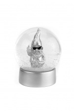 Winkee Snow Globe - Snøkule-nisse - Sølv