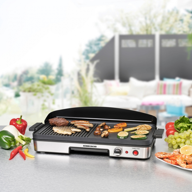 Rommelsbacher Bordsgrill BBQ 2003 1900W Turbo 50X25cm