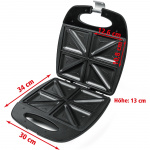 Rommelsbacher Smörgåsgrill ST 1410 4 Skivig Xylan® Plus Beläggning 1400W