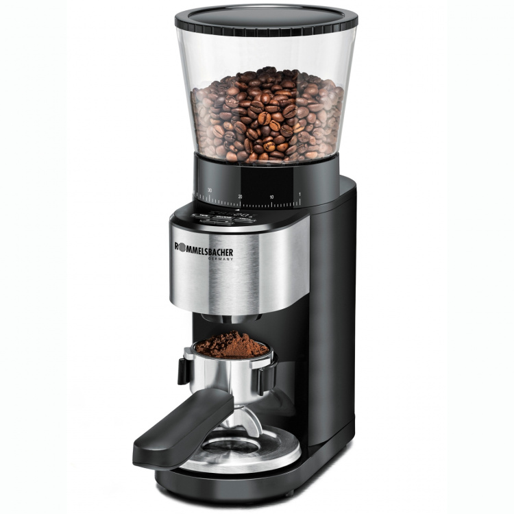 Rommelsbacher Kaffekvarn PRO med integrerad våg EKM 500 för Espresso