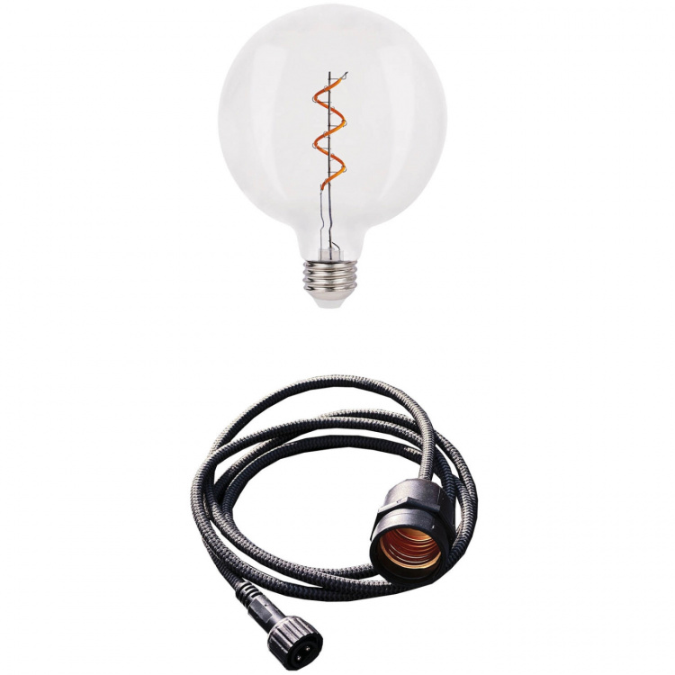 LightsOn Penny Pendellampa Gravity + DecoBulb XL Varmvit