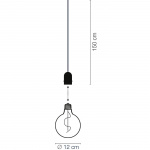 LightsOn Penny Pendellampa Gravity + DecoBulb XL Varmvit