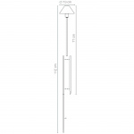 LightsOn Apollo Flex Trädgårdslampa 77/112 cm Grå LightsOn Apollo Flex Trädgårdslampa 77/112 cm Grå