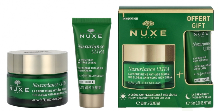 Nuxe Nuxuriance Ultra Set 65 ml Anti-Aging Rich Cream 50ml/Anti-Aging Night Cream 15ml