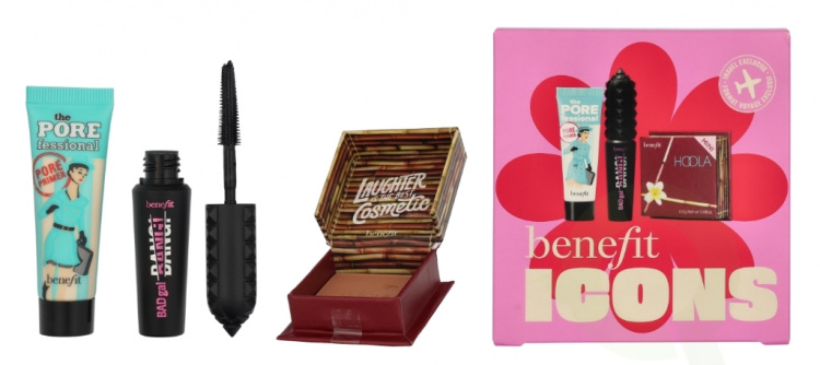 Benefit Icons Makeup Set 14 g The Porefessional Primer 7,5 ml / BADGal Bang! Mascara 4 g / Hoola Bronzer 2,5 g