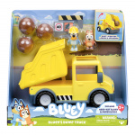 Bluey Bluey\'s Dump Truck med eksklusive Hard-Hat Bluey og Muddy Bingo Figures - (90317)