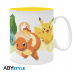 Abysse POKEMON Krus - Pikachu og startere - 460 ml