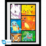 Abysse Innrammet trykk tegneseriepanel - POKEMON - 30,5 x 40,6 cm
