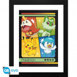 Abysse Scarlet & Violet Starters innrammet trykk - 30,5 x 40,6 cm Abysse Scarlet & Violet Starters innrammet trykk - 30,5 x 40,6 cm