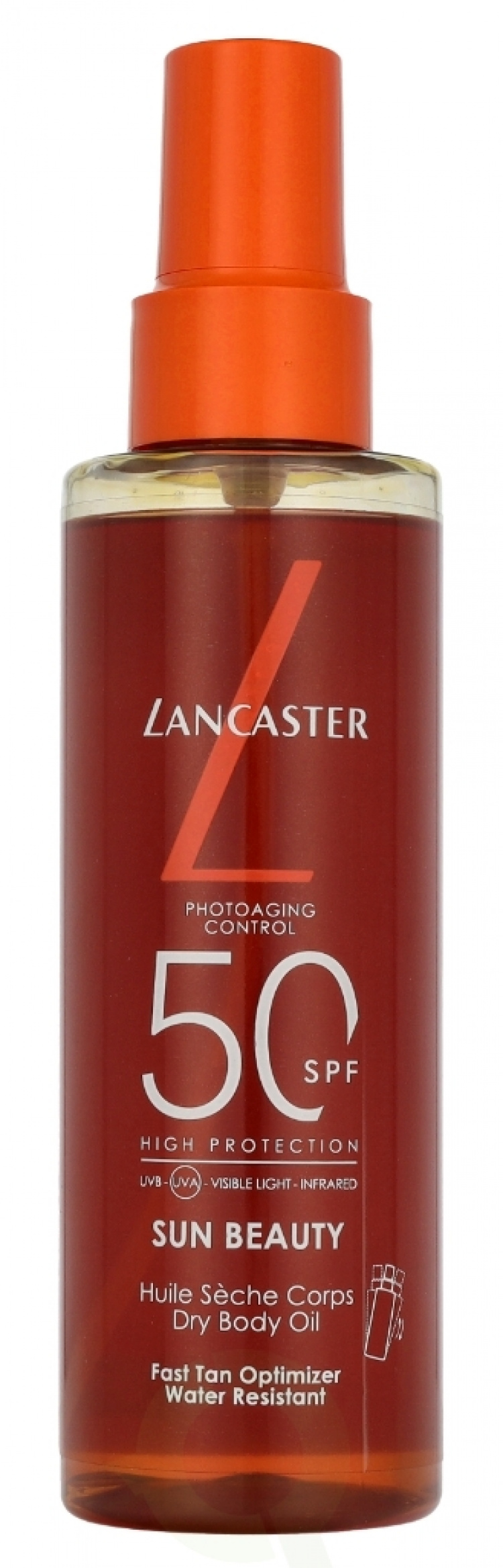 Lancaster Sun Beauty Fast Tan Optimizer Satin Dry Oil High Protection SPF50 150 ml
