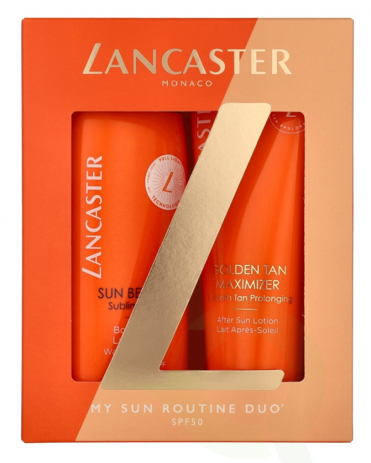 Lancaster My Sun Routine Duo SPF50 Kit 300 ml Sun Beauty Body Milk SPF50 175 ml/Golden Tan Maximizer 125 ml
