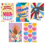 Kikkerland Crafter PaintByNumber-gratulasjonskort - (CR20) Kikkerland Crafter PaintByNumber-gratulasjonskort - (CR20)