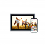 Rollei Smartere bilderamme - 10 Diagonal - WIFI - App-kontroll - Sølv - Modell 102 - 10,1-tommers - Sølv