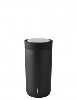 Stelton To-Go Click vakuumisolert kopp 0,4 l (svart metallic)