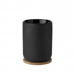 Stelton Theo termokopp med underkop 0,25 l (svart) Stelton Theo termokopp med underkop 0,25 l (svart)