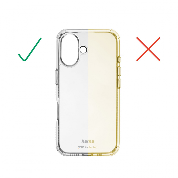 Hama Mobildeksel Extreme Protect iPhone 16e Transparent