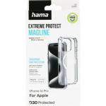 Hama Mobildeksel Extreme Protect iPhone 16 Pro MagCase Transparent