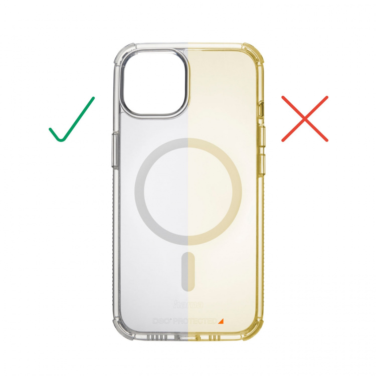 Hama Mobilskal Extreme Protect iPhone 15 Plus MagFodral Transparent