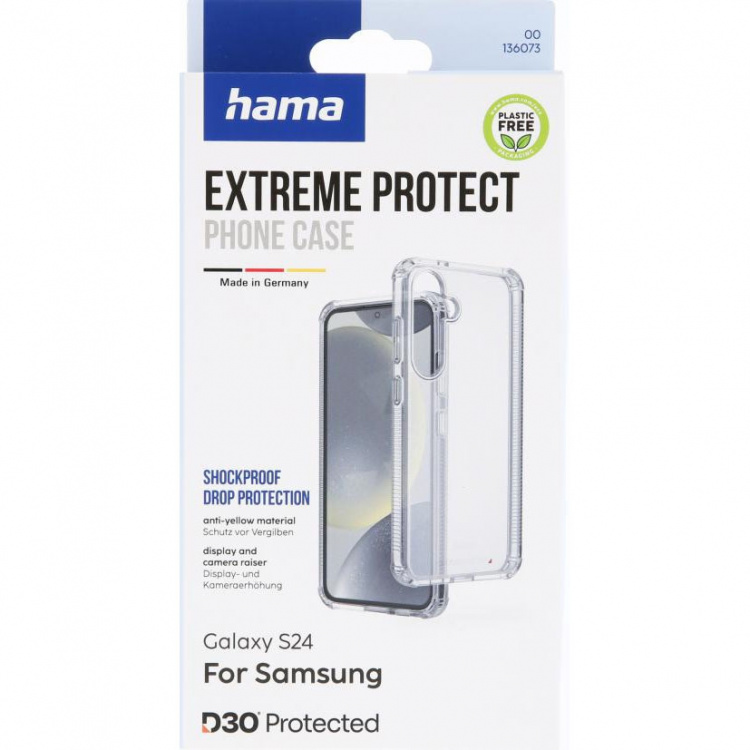 Hama Mobildeksel Extreme Protect Samsung Galaxy S24 Transparent