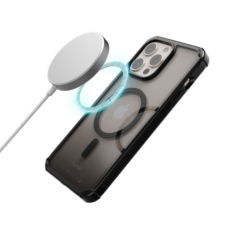 Hama Mobildeksel Extreme Protect iPhone 16 Pro Max MagCase Svart
