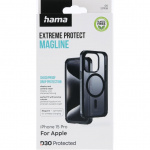 Hama Mobildeksel Extreme Protect iPhone 15 Pro MagCase Svart