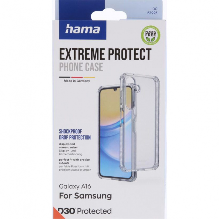 Hama Mobildeksel Extreme Protect Samsung Galaxy A16 Transparent Hama Mobildeksel Extreme Protect Samsung Galaxy A16 Transparent