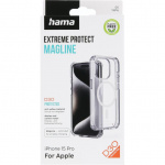 Hama Mobildeksel Extreme Protect iPhone 15 Pro MagCase Transparent