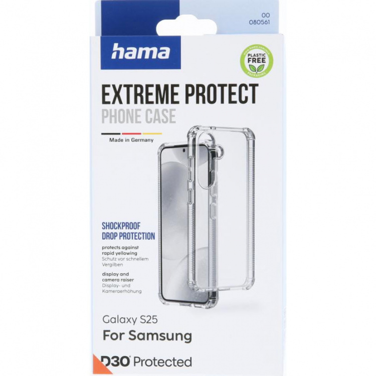 Hama Mobildeksel Extreme Protect Samsung Galaxy S25 Transparent Hama Mobildeksel Extreme Protect Samsung Galaxy S25 Transparent