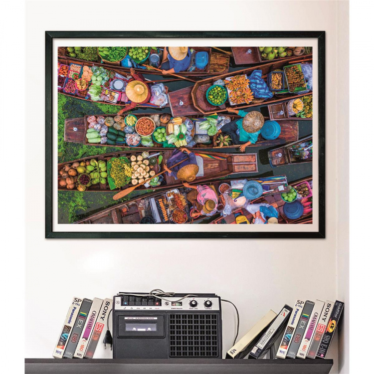 Clementoni Puslespill 1000 Pcs CB High Quality Collection Thai Floating Market