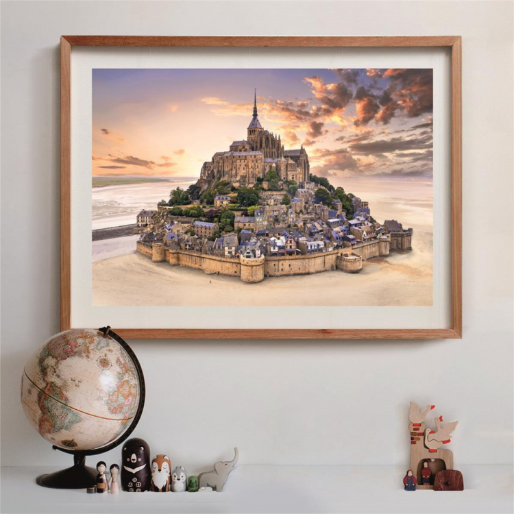 Clementoni Puslespill 1500 Pcs CB High Quality Collection The Mont Saint-Michel Rising
