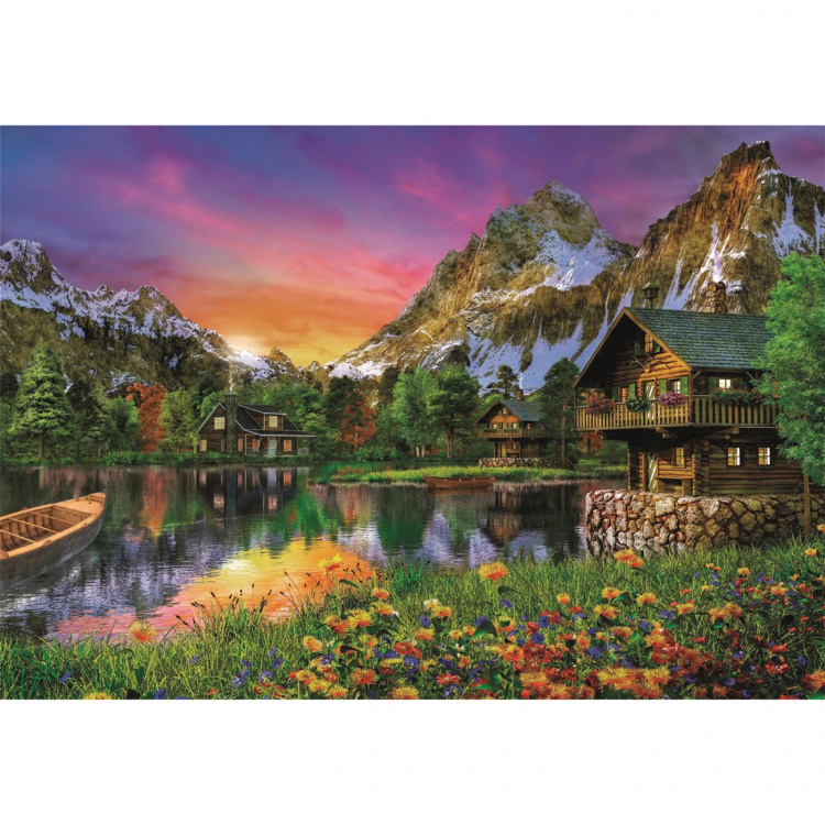 Clementoni Puslespill 6000 Pcs High Quality Collection Alpine Lake
