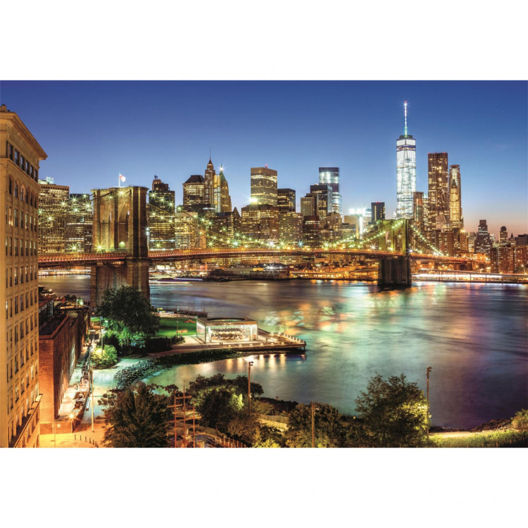 Clementoni Puslespill 6000 Pcs High Quality Collection Brooklyn Bridge Lights