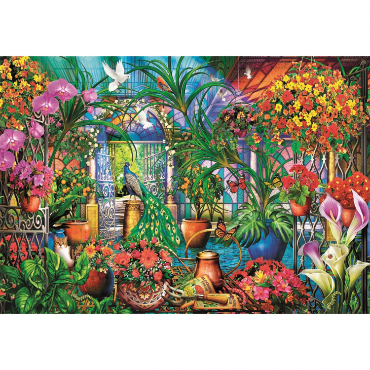 Clementoni Puslespill 500 Pcs CB High Quality Collection The Greenhouse Caretakers
