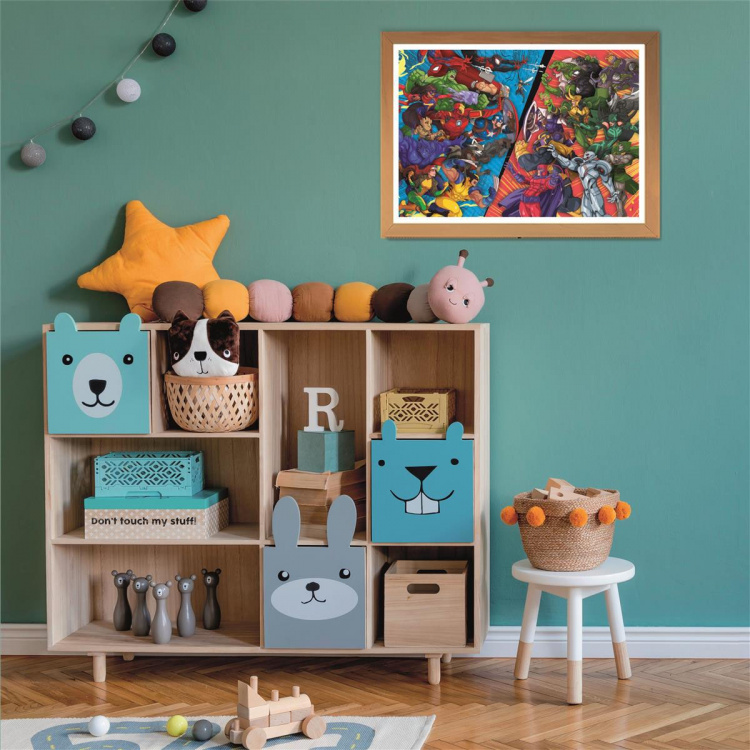 Clementoni Puslespill 104 Pcs Marvel Heroes VS Villains