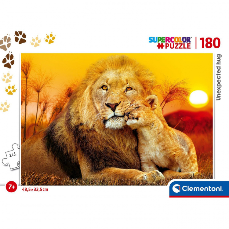 Clementoni Puslespill 180 Pcs Unexpected Hug Clementoni Puslespill 180 Pcs Unexpected Hug