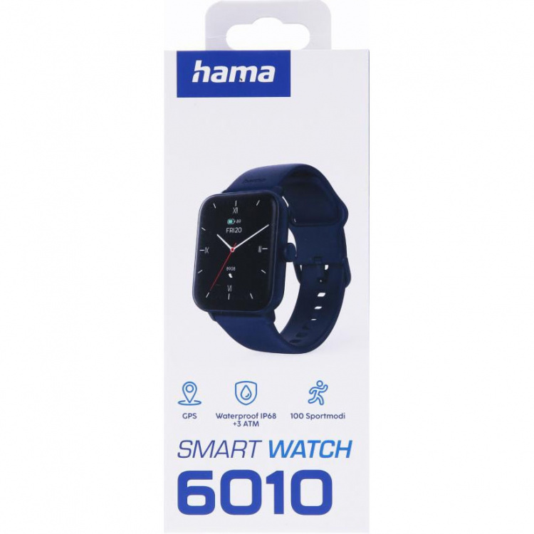 Hama Smart Watch 6010 Blå Hama Smart Watch 6010 Blå