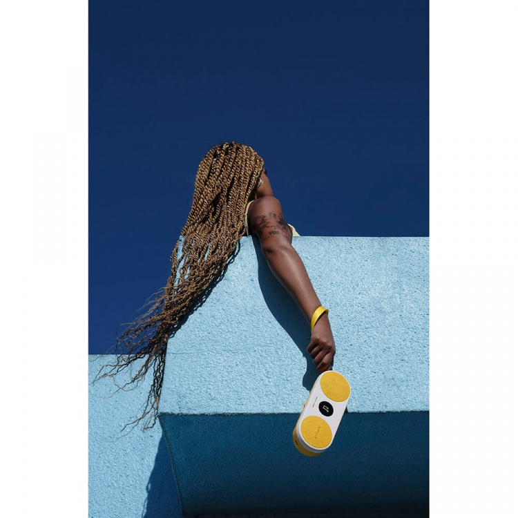 Polaroid P2 Trådløs Høyttaler Gul og Hvit